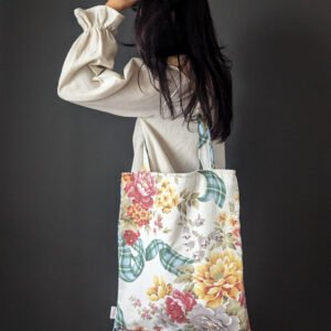 Tote bag - ruffles&flowers