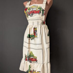 Vintage apron - cars