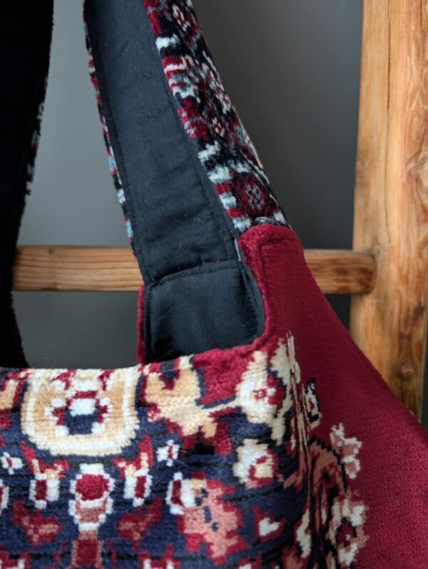 The Honeycomb Bag -  90's burgundy - imagine 6