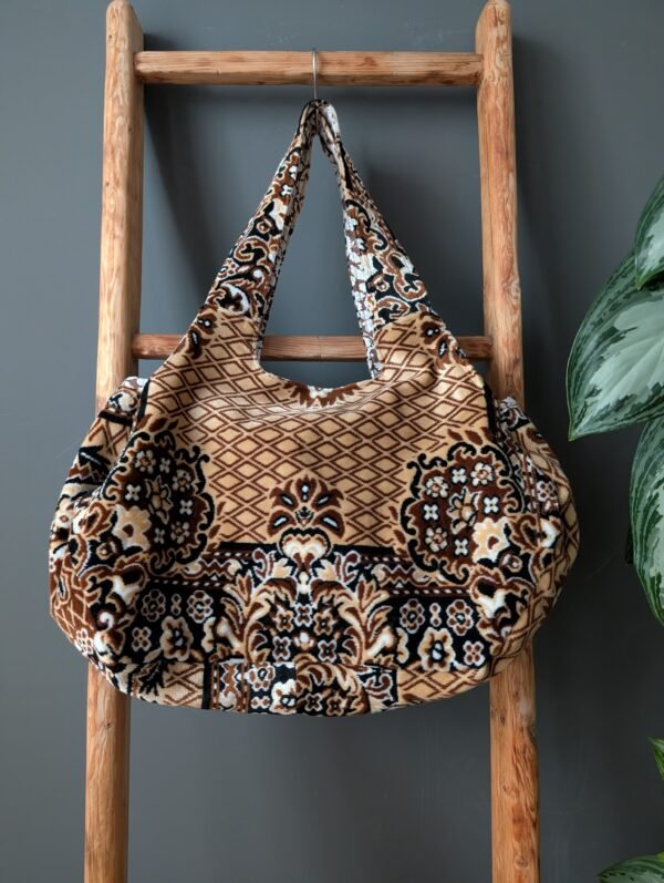 The Honeycomb Bag -  90's brown&cream - imagine 2