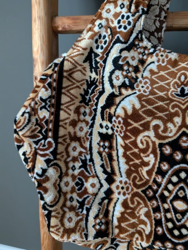 The Honeycomb Bag -  90's brown&cream - imagine 3