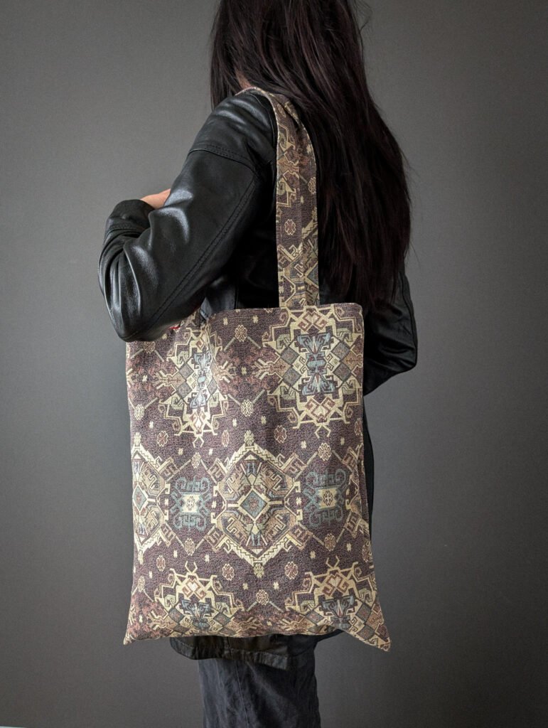 Tote bag - earthy geometrics