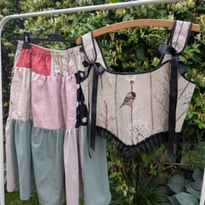 Set corset+fusta - TRPxTwentiesGirl (size S-M)