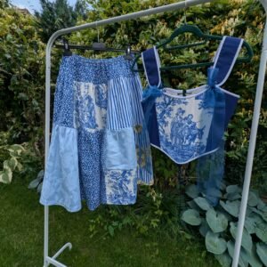 Set corset+fusta - TRPxTwentiesGirl (size XS-S)