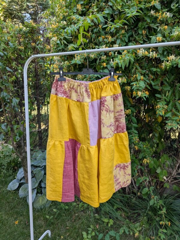 Set corset (cu 2 fețe)+fusta - TRPxMadeByBianca (size M-L) - imagine 4