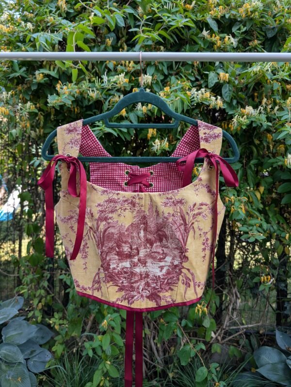 Set corset (cu 2 fețe)+fusta - TRPxMadeByBianca (size M-L) - imagine 6