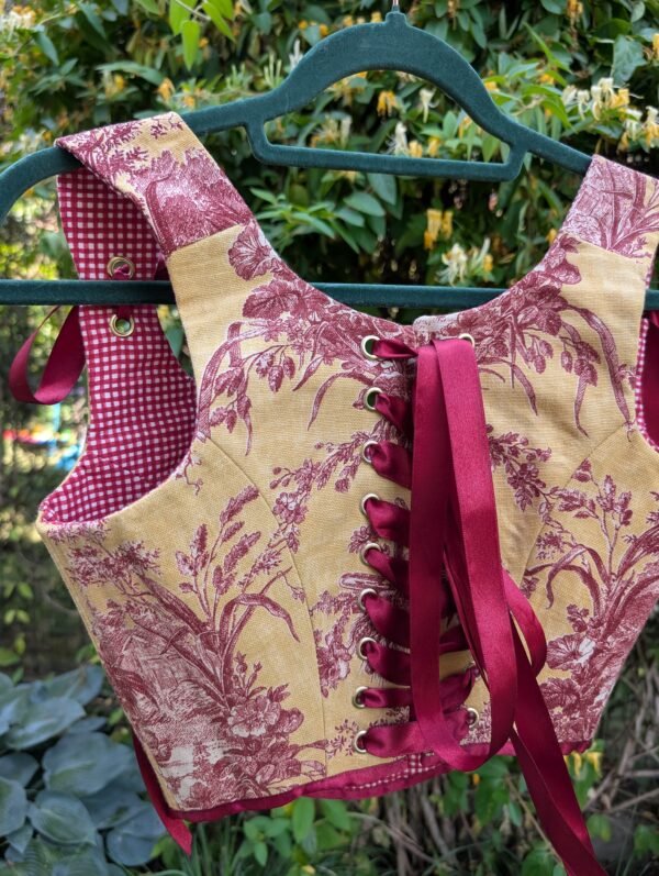 Set corset (cu 2 fețe)+fusta - TRPxMadeByBianca (size M-L) - imagine 8