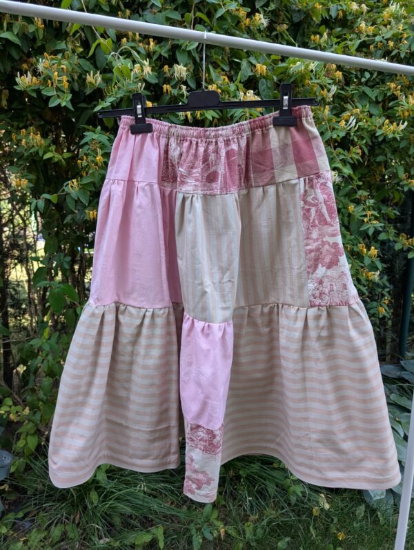Set corset (cu 2 fețe)+fusta - TRPxMadeByBianca (size XS-S) - imagine 4
