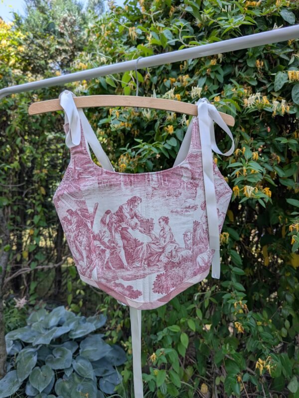 Set corset (cu 2 fețe)+fusta - TRPxMadeByBianca (size XS-S) - imagine 5