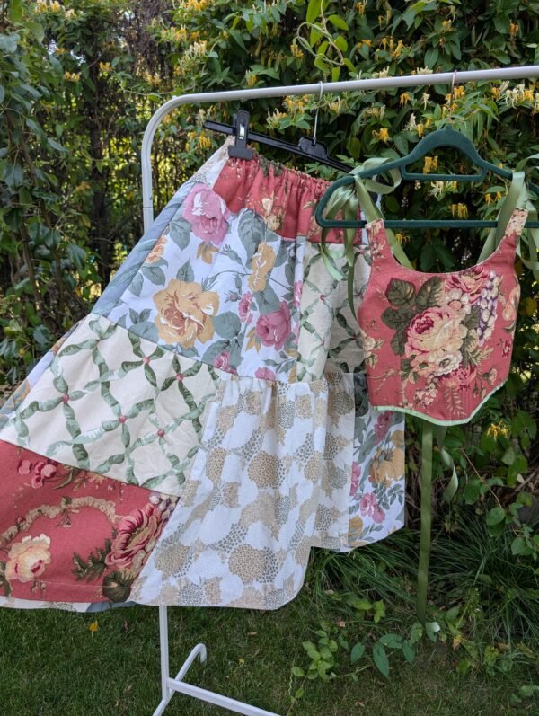 Set corset (cu 2 fețe)+fusta - TRPxMadeByBianca (size S-M) - imagine 2