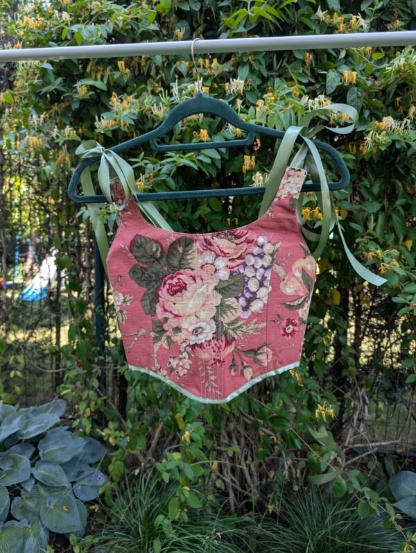 Set corset (cu 2 fețe)+fusta - TRPxMadeByBianca (size S-M) - imagine 3