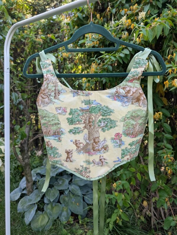 Set corset (cu 2 fețe)+fusta - TRPxMadeByBianca (size S-M) - imagine 3