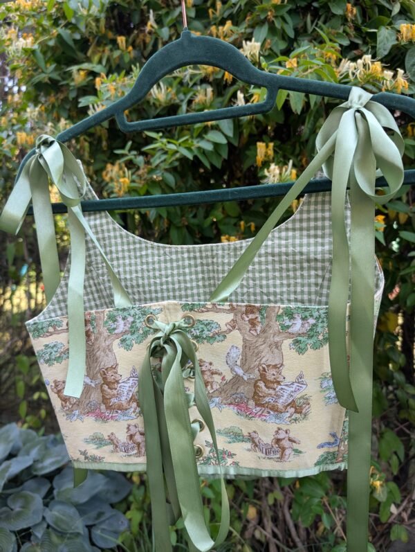 Set corset (cu 2 fețe)+fusta - TRPxMadeByBianca (size S-M) - imagine 5