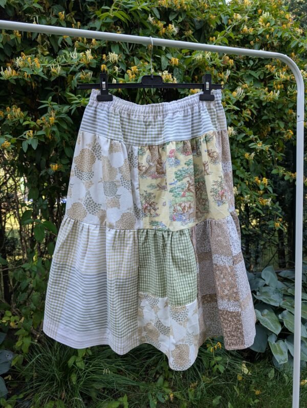 Set corset (cu 2 fețe)+fusta - TRPxMadeByBianca (size S-M) - imagine 6