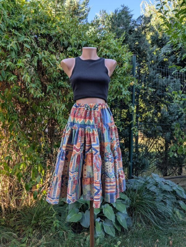Fusta patchwork - geometric