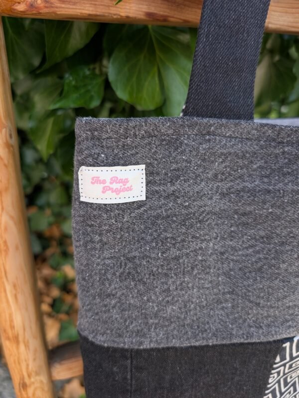Tote bag - patchwork dark denim 1 - imagine 3
