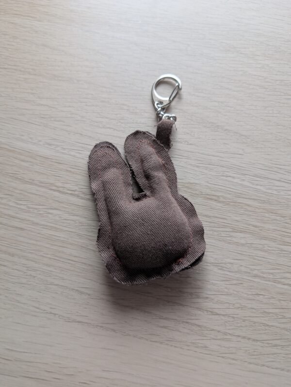 Breloc - brown bunny - imagine 2