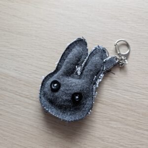 Breloc - black bunny