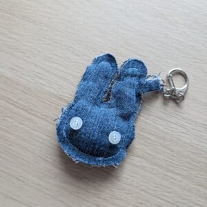 Breloc - dark blue bunny