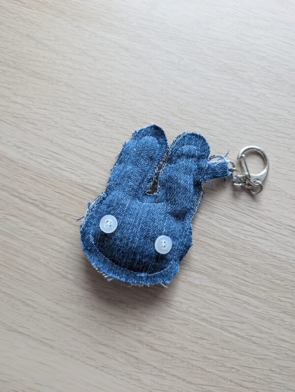 Breloc - dark blue bunny