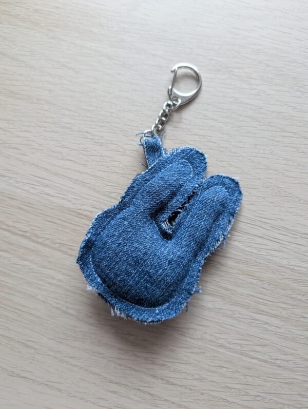 Breloc - dark blue bunny - imagine 2