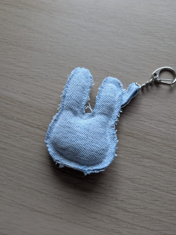 Breloc - light blue bunny - imagine 2