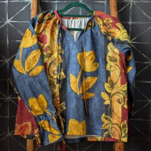 The Matilda Shirt - red, blue and yellow