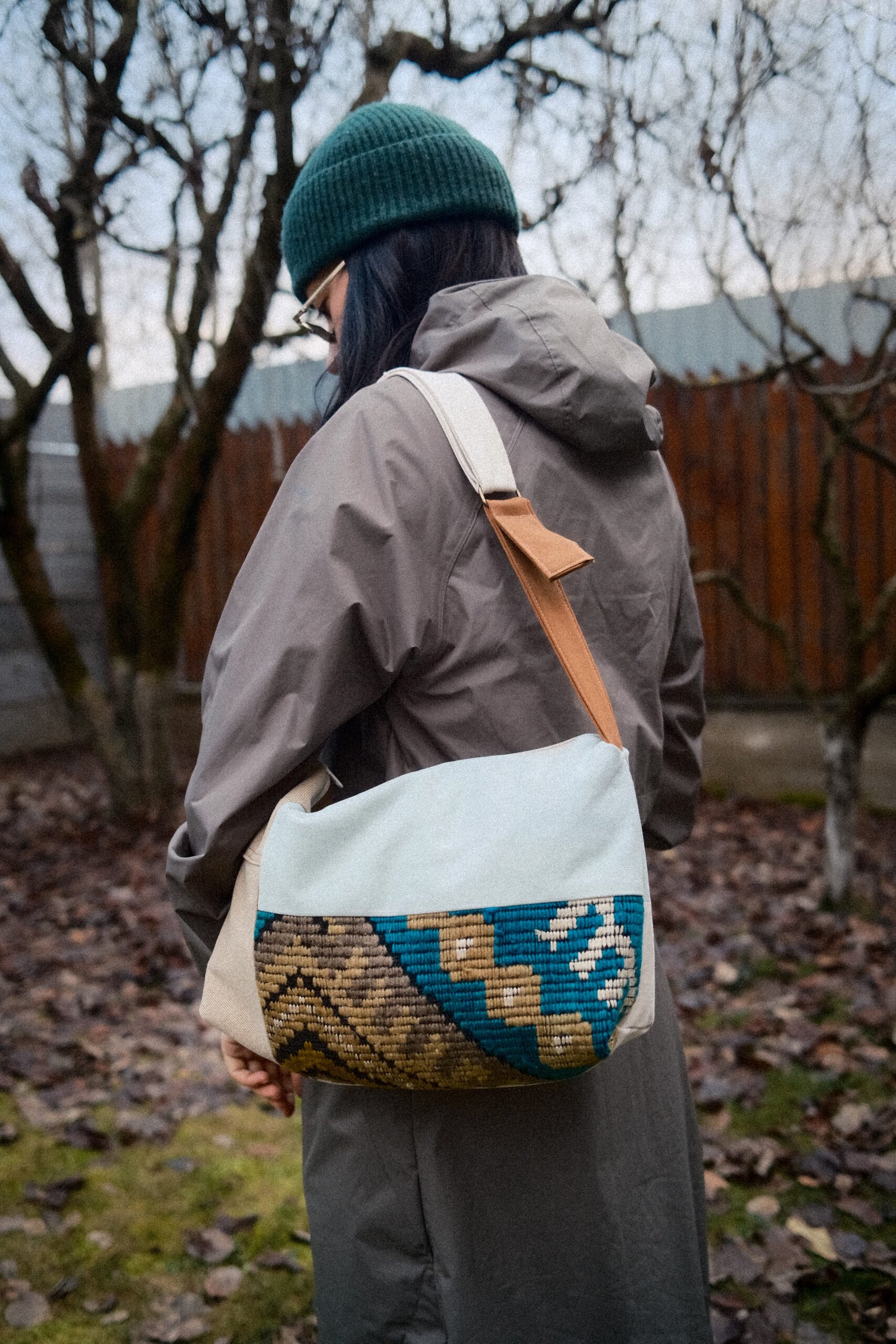 Boxy Bag - denim&wool - imagine 2