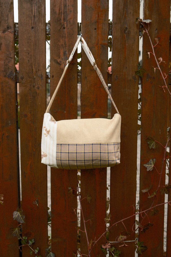 Boxy Bag - denim&checkers