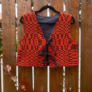 Folk Vest - red