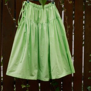 Green checkers skirt – size XS-L