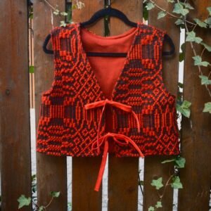 Vesta folk rosu - S/M
