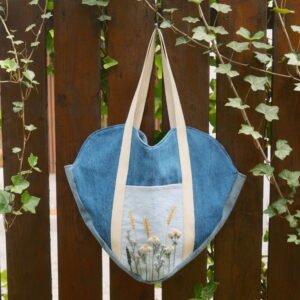 TRP X ATELIER ANDUSHKA - tote bag flori de camp - blue
