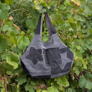 Honeycomb Bag - black denim 1