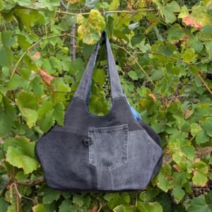 Honeycomb bag - black denim 2