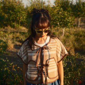 Blanket vest - brown