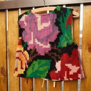 Folk vest - S/M - floral