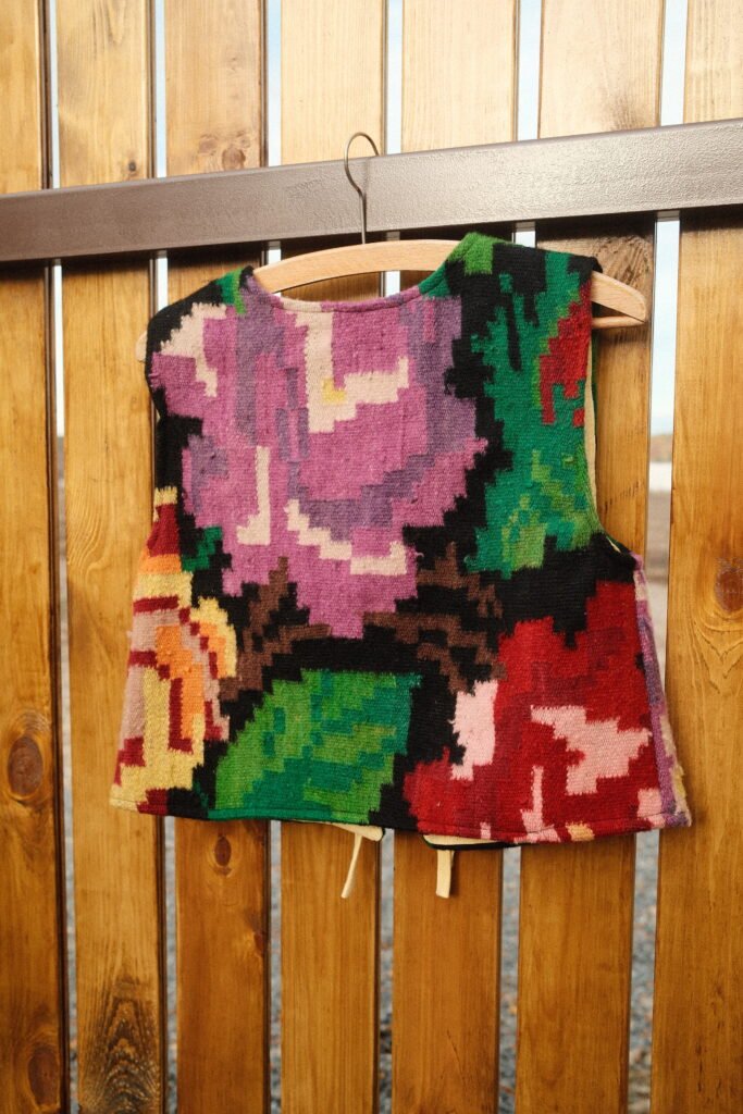 Folk vest - S/M - floral